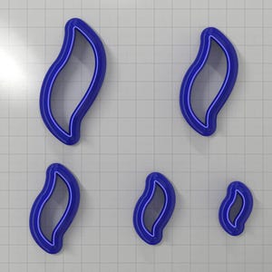 Drops Clay Cutters #8 Left Plastic Cutters SweetyBijou Tools
