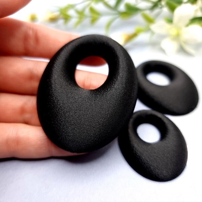 Geometric Blanks - Oval Side Donut Bakeable Blanks SweetyBijou Tools