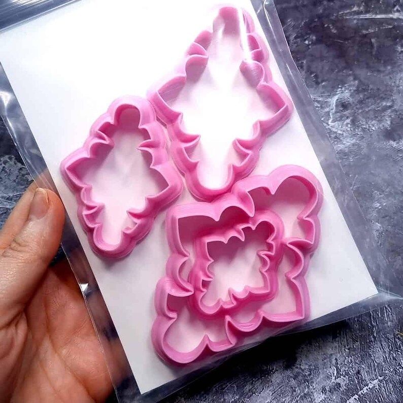 Scalloped Polymer Clay Cutters Plastic Cutters SweetyBijou Tools