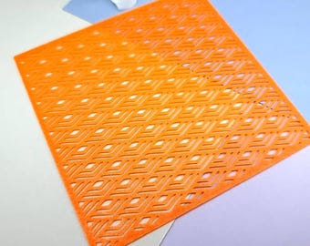 Sjabloon van polymeerklei met Japanse patronen - Herbruikbaar textuurgereedschap