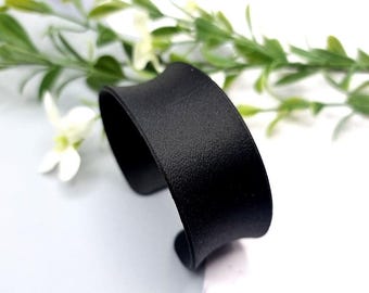Concave Cuff Blank for Polymer Clay - 3 cm Wide, Bake-In Base