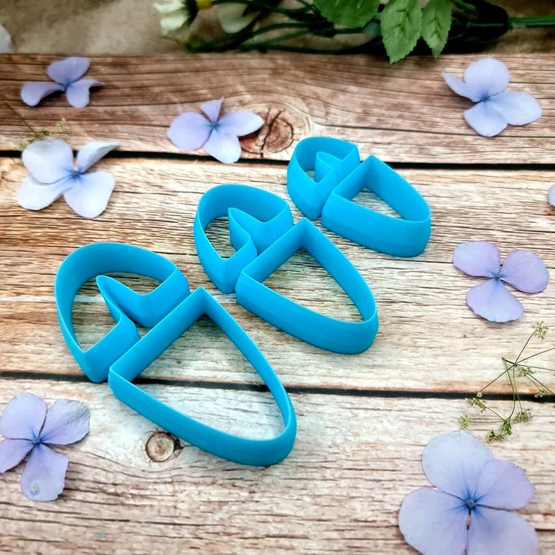 U-Shape Polymer Clay Cutter #2 - Two-Piece Design, Single Size or Set image 3