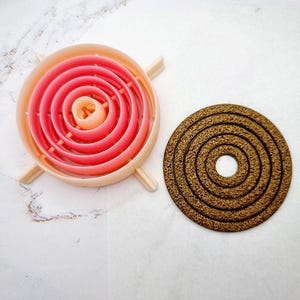 Cirkelvormige polymeerklei-afdruksnijder set #11 - Reliëf en snijden afbeelding 2