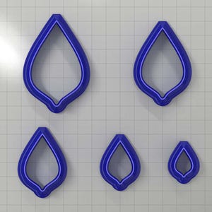 Drops Clay Cutters #18 Plastic Cutters SweetyBijou Tools