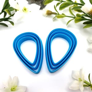 SweetyBijou Cabochons Earrings Cutters #8 - Set of 6 cutters