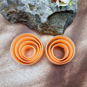 SweetyBijou Outer Rings Cutters - Circle Shape - 7 cutters