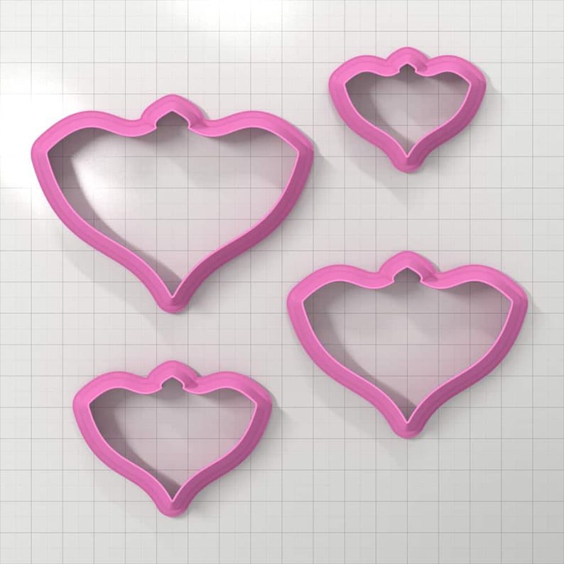 Sweetheart Silhouette Cutters Plastic Cutters SweetyBijou Tools