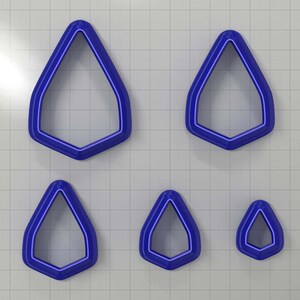 Drops Clay Cutters #3 Plastic Cutters SweetyBijou Tools