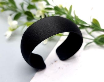 Convex Cuff Blank for Polymer Clay - 3 cm Wide, Bake-In Base