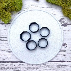 8-Sided Ring Blanks - Medium (10mm) Bakeable Blanks SweetyBijou Tools