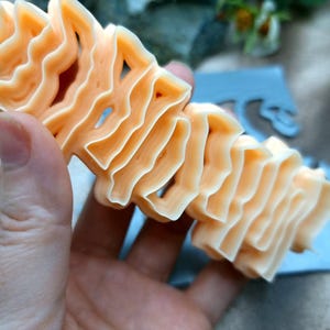 Rocky Edge #5 Clay Blade - 12 cm Patterned Edge for Polymer and Metal Clay image 7