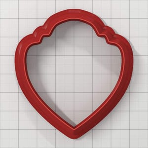 Wavy Heart Clay Cutter Plastic Cutters SweetyBijou Tools