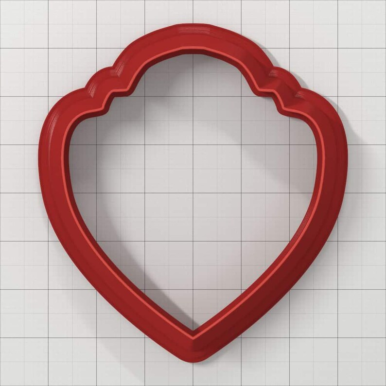 Wavy Heart Clay Cutter Plastic Cutters SweetyBijou Tools