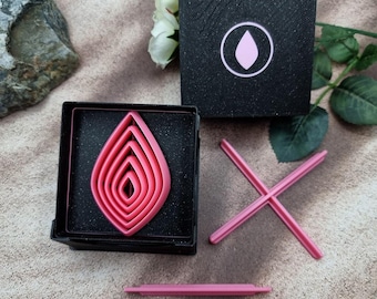 SweetyBijou 5 Cutters in Set - Perfectly Aligned Imprint Cutters #27