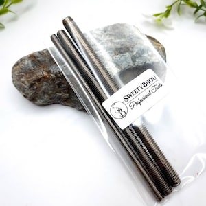 SweetyBijou Set of 3 textured metal rod tool for polymer clay