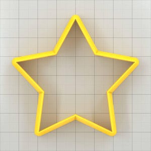Star 5-Pointed - Set of 11 Polymer Clay Cutter Plastic Cutters SweetyBijou Tools