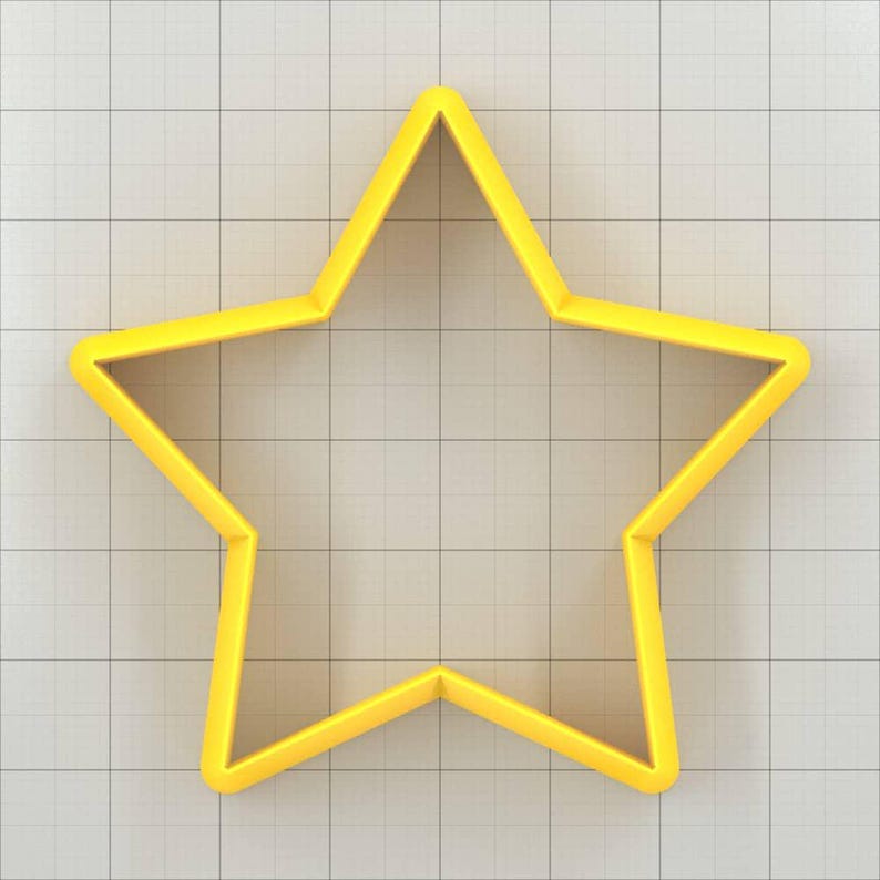 Star 5-Pointed - Set of 11 Polymer Clay Cutter Plastic Cutters SweetyBijou Tools