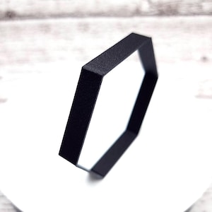 Hexagon Bracelet Blank - 1cm Bakeable Blanks SweetyBijou Tools 55mm / 2.16"