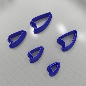 Drops Clay Cutters #25 Left Plastic Cutters SweetyBijou Tools