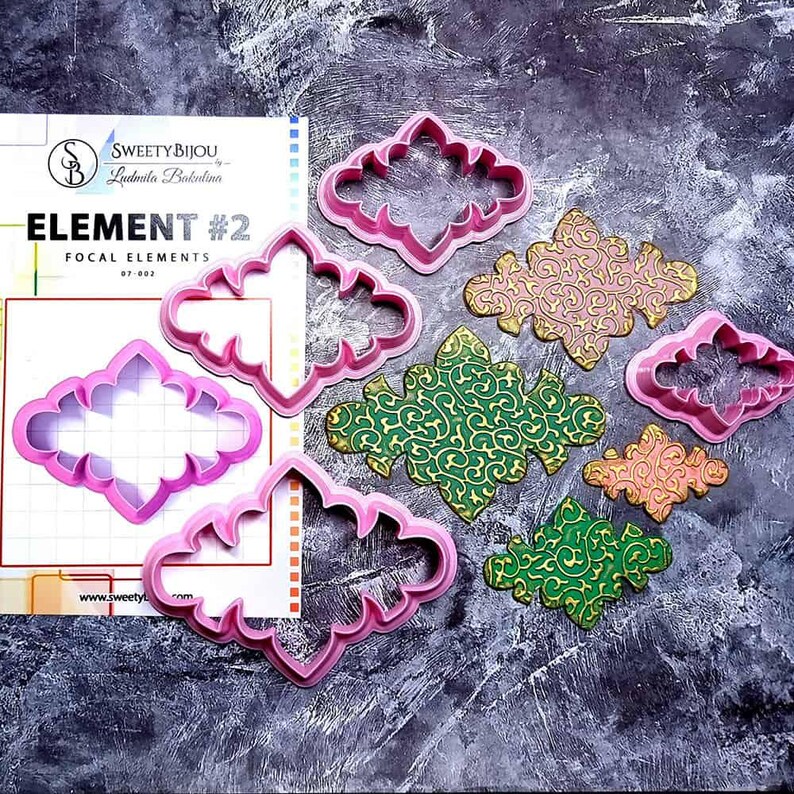 Scalloped Polymer Clay Cutters Plastic Cutters SweetyBijou Tools