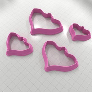 Sweetheart Silhouette Cutters Plastic Cutters SweetyBijou Tools
