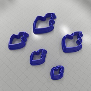 Drops Clay Cutters #44 Left Plastic Cutters SweetyBijou Tools