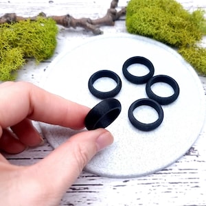 Convex Ring Blanks - Tiny (7.5mm) Bakeable Blanks SweetyBijou Tools