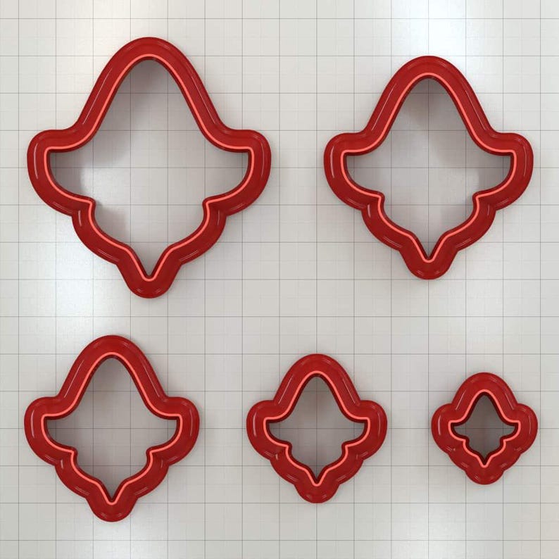 Distinctive Heart-Shaped Clay Cutter Plastic Cutters SweetyBijou Tools