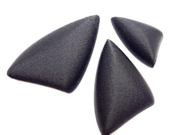 SweetyBijou Set of Stones #3 - Baking Blanks for Polymer Clay, Oven-Safe Stone Bases in 3 Sizes