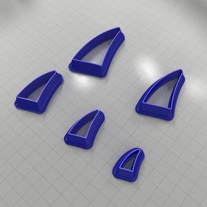 Drops Clay Cutters #23 Right Plastic Cutters SweetyBijou Tools