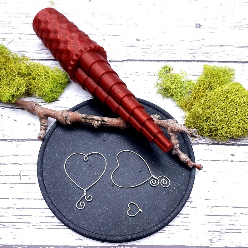 Wire Mandrel - Heart Shape Wire Mandrel SweetyBijou Tools