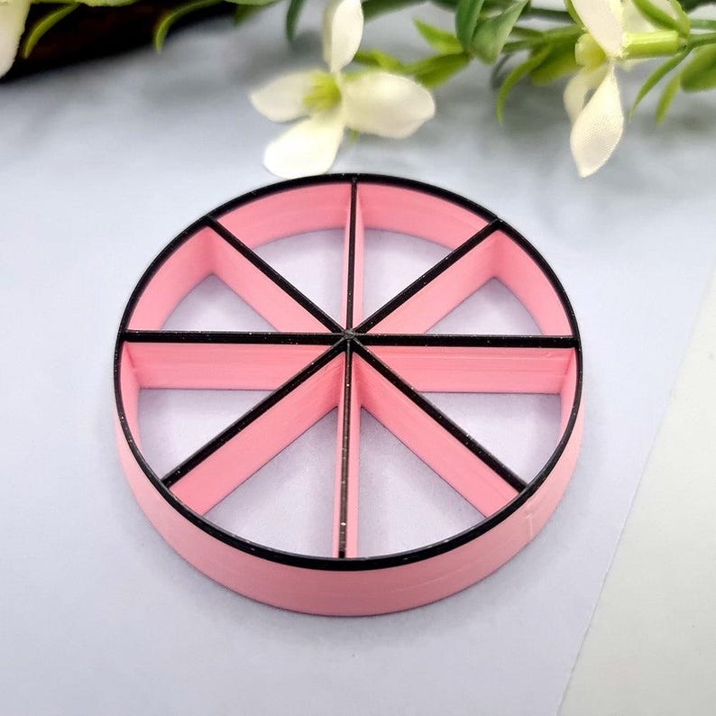 Pizza Cutter - 8 slices Plastic Cutters SweetyBijou Tools