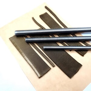 SweetyBijou Set of 3 textured metal rod tool for polymer clay