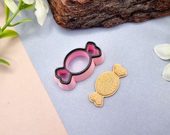 SweetyBijou Candy Halloween Clay Cutter - Polymer Clay Cutter Set in 4 Sizes