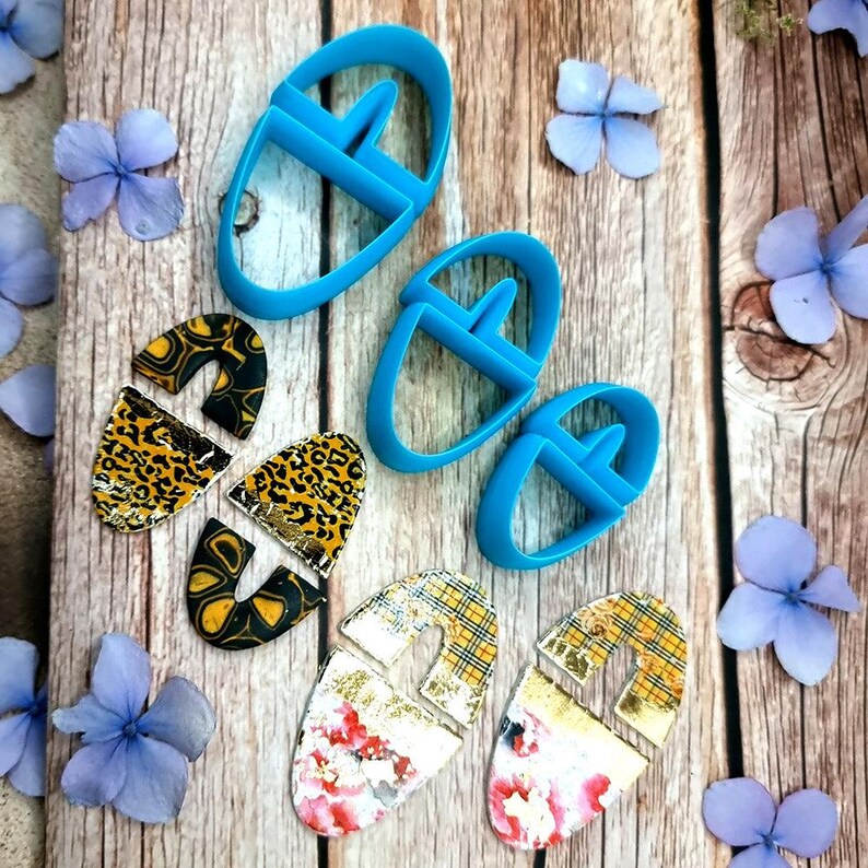 U-Shape Polymer Clay Cutter #5 - Two-Piece Design, Single Size or Set image 6