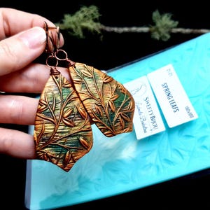 SweetyBijou Silicone Texture - Spring Leafs - 160x100mm