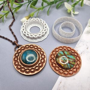 Polymer Clay Stamp #6, Twisted Pattern Stamp  SweetyBijou Tools