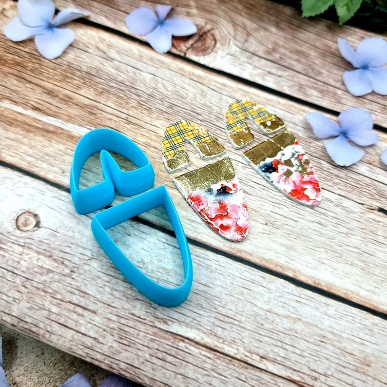 U-Shape Polymer Clay Cutter #2 - Two-Piece Design, Single Size or Set image 7