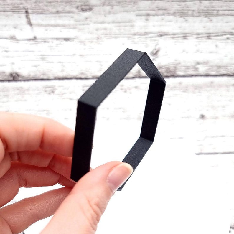 Hexagon Bracelet Blank - 1cm Bakeable Blanks SweetyBijou Tools