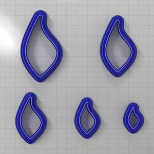 Drops Clay Cutters #45 Right Plastic Cutters SweetyBijou Tools