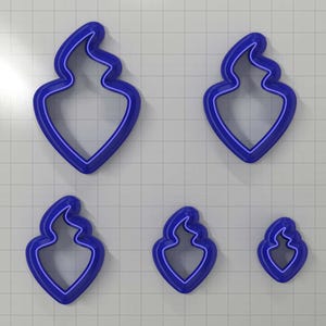 Drops Clay Cutters #44 Left Plastic Cutters SweetyBijou Tools