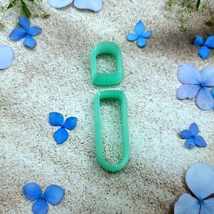 Stacked Bar Polymer Clay Earring Cutter #4 - 6 cm image 3