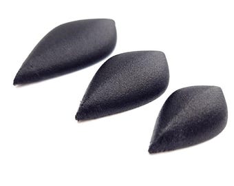 SweetyBijou Set of Stones #11 - Baking Blanks for Polymer Clay, Oven-Safe Stone Bases in 3 Sizes