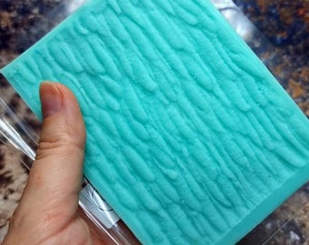 River Waves Silicone Texture Mat for Polymer Clay