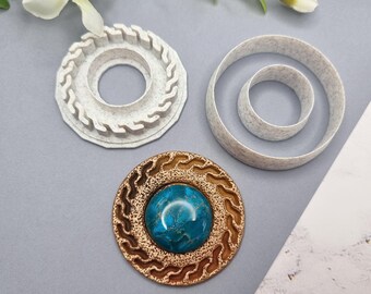 SweetyBijou Polymer Clay Stamp #7, Greek Style Stamp