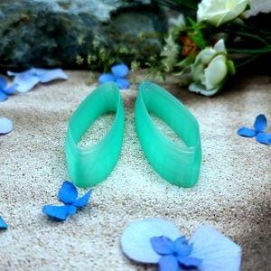 Swept Oval Polymer Clay Earring Cutter Pair #12 - 6 cm image 5