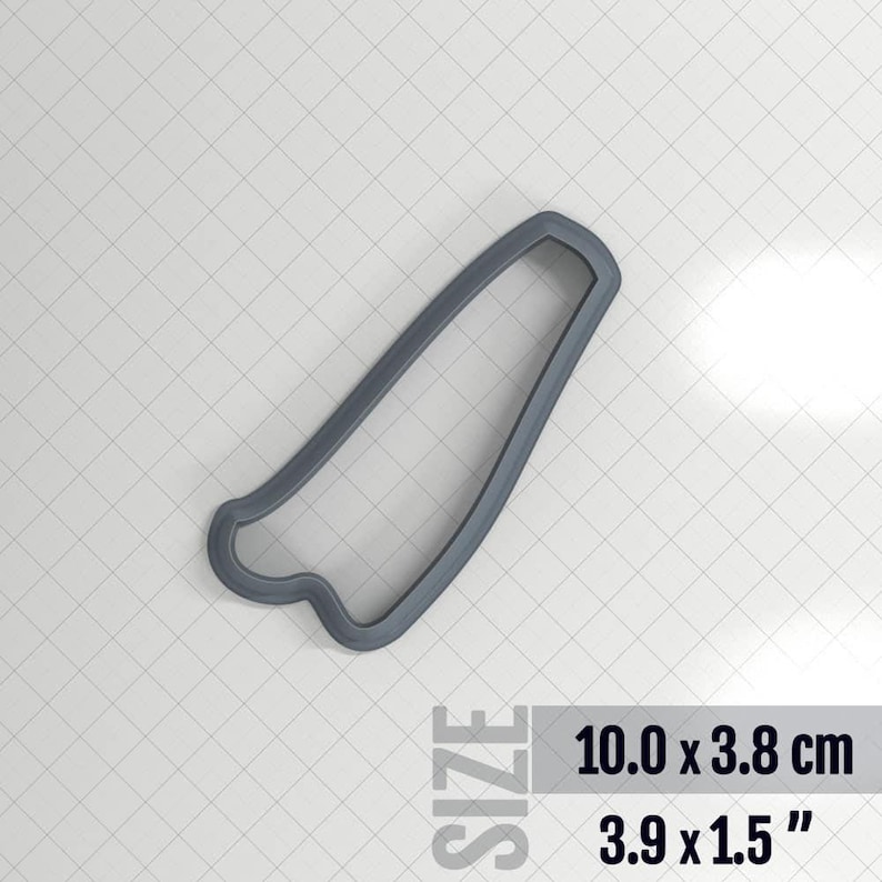 Bracelet #13 Right - Clay Cutter Plastic Cutters SweetyBijou Tools 10.0 x 3.8 cm
