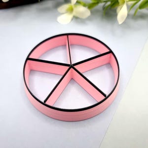 Pizza Cutter - 5 slices Plastic Cutters SweetyBijou Tools