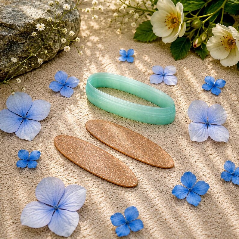 Long Oval Polymer Clay Earring Cutter #15 - 6 cm image 3