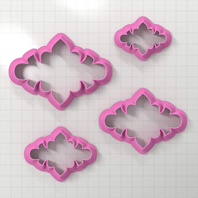 Scalloped Polymer Clay Cutters Plastic Cutters SweetyBijou Tools